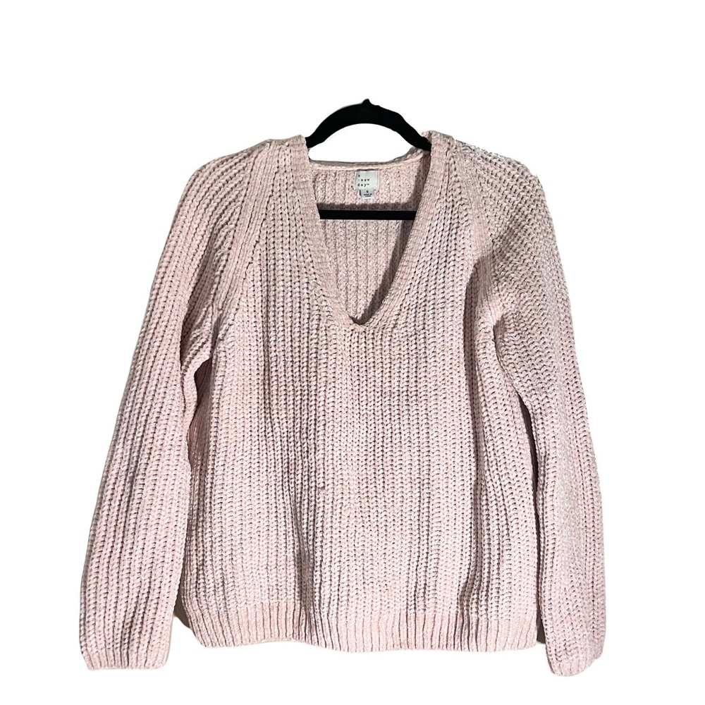 Blush V Neck Sweater